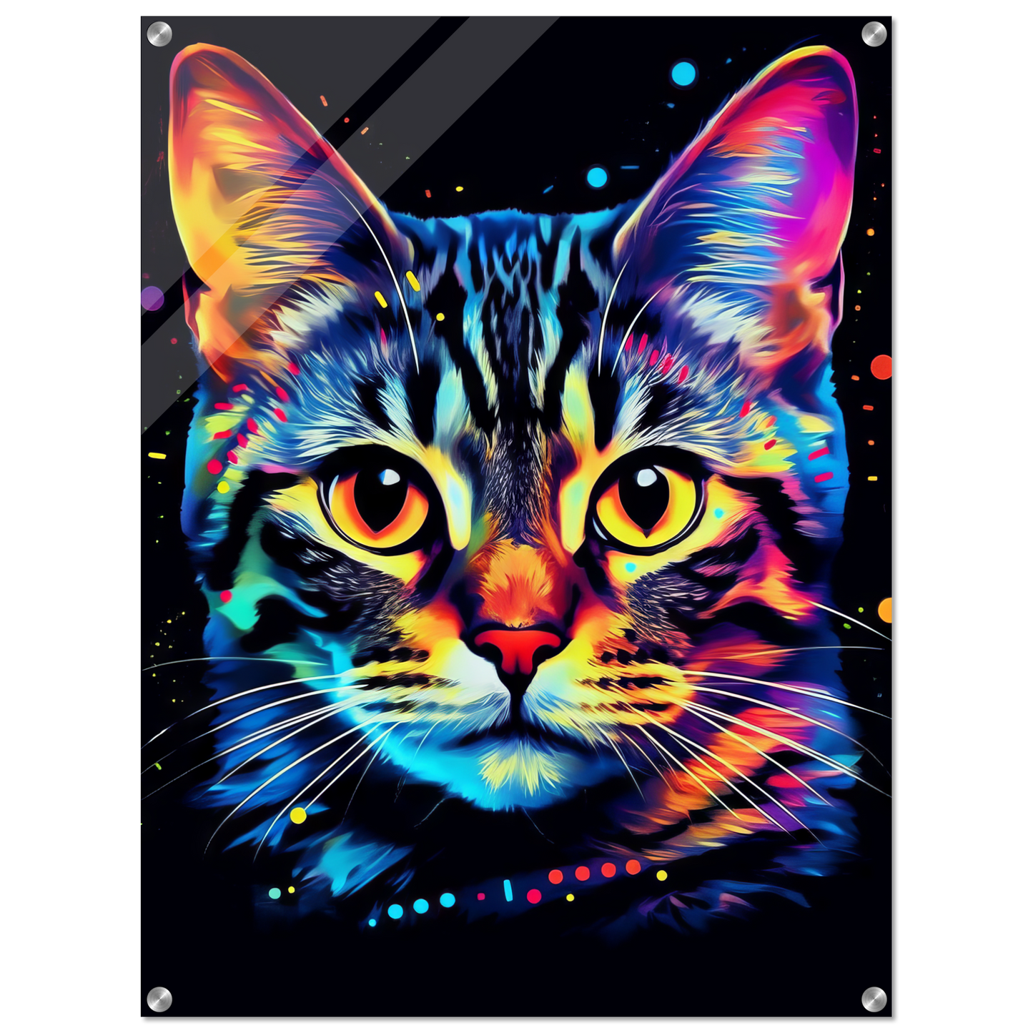 Cat Bengal Pop Art (CAT58)