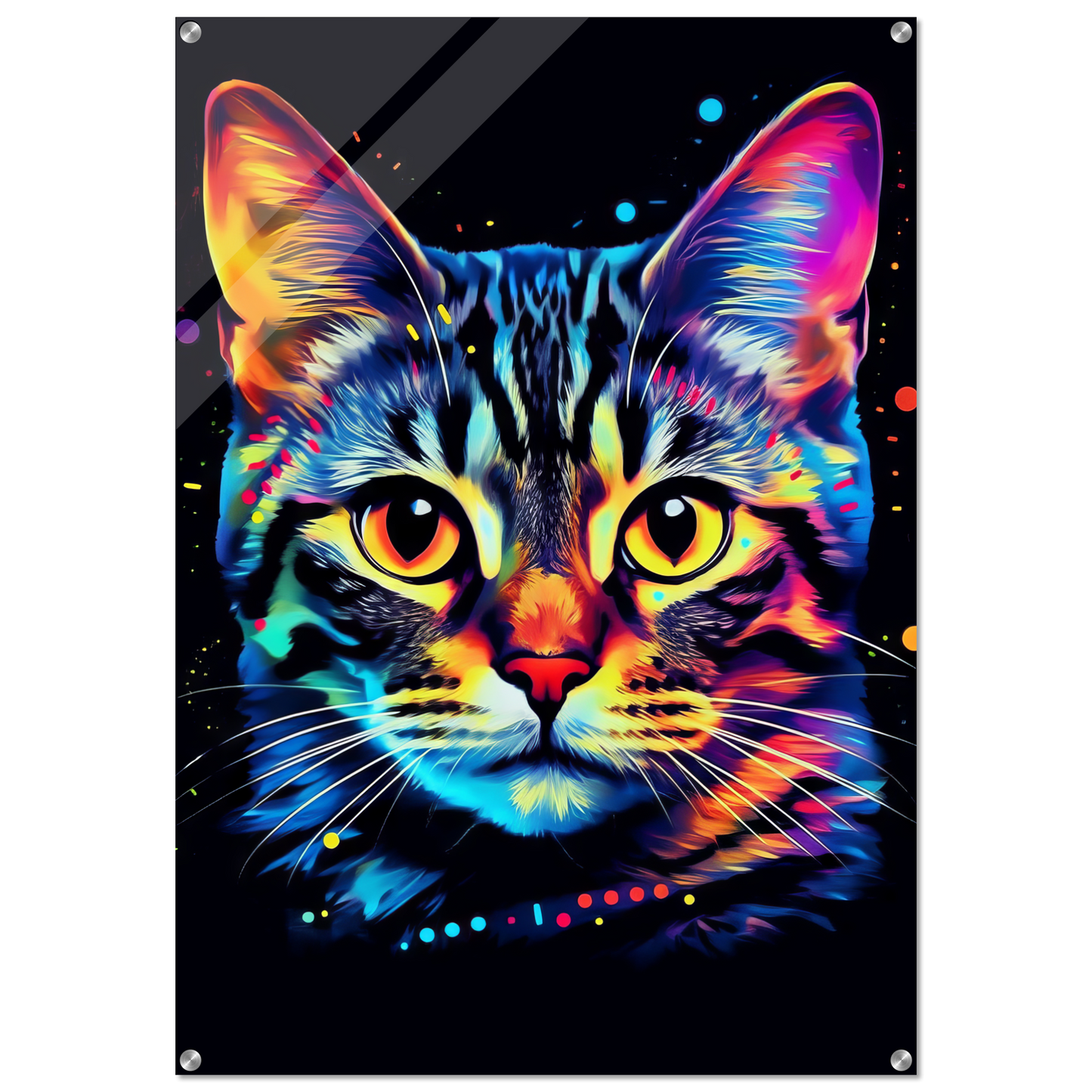Cat Bengal Pop Art (CAT58)