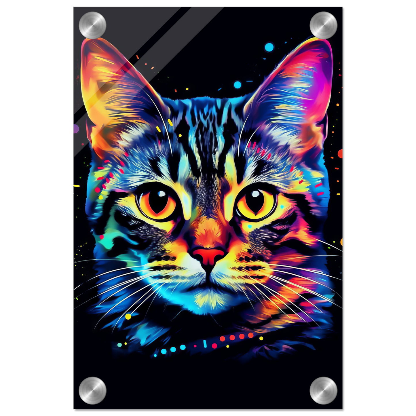 Cat Bengal Pop Art (CAT58)
