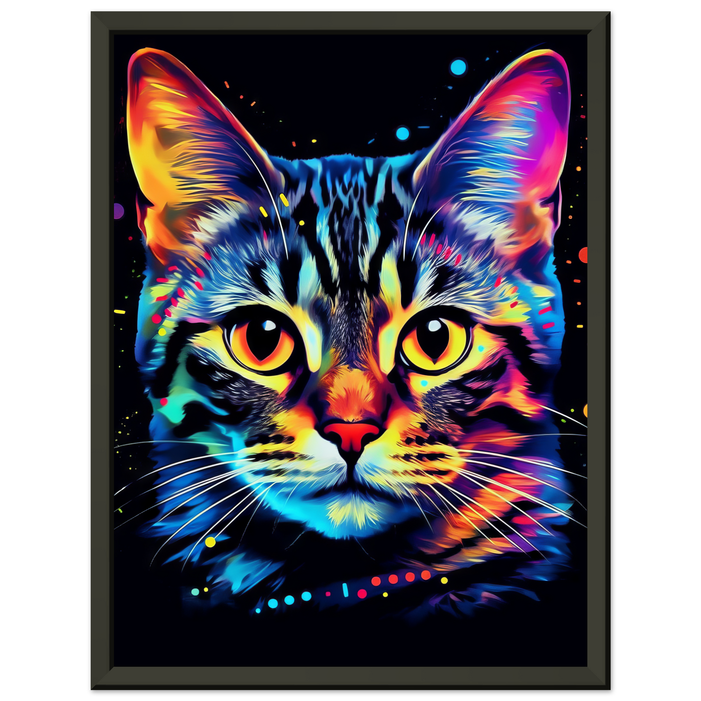 Cat Bengal Pop Art (CAT58)