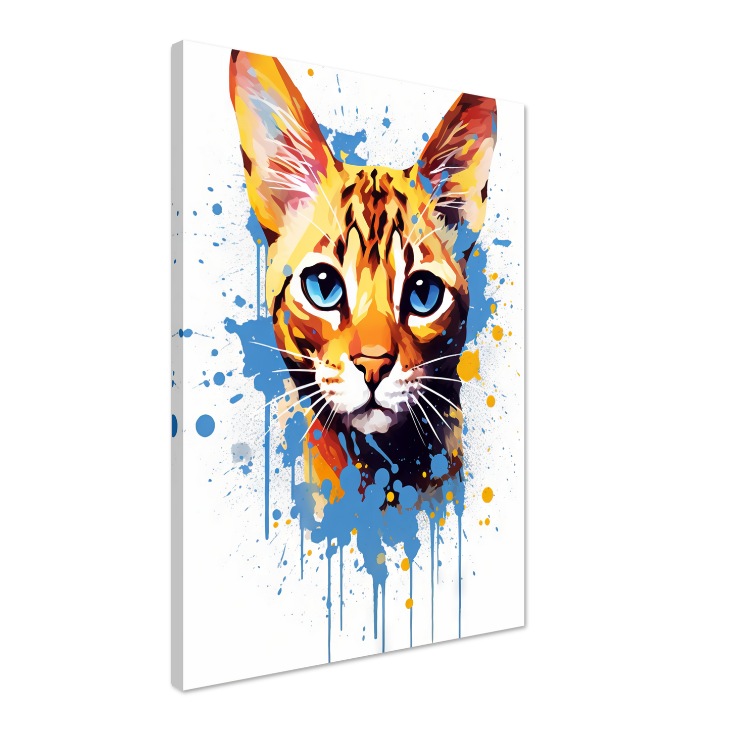 Cat Bengal Pop Art (CAT63)