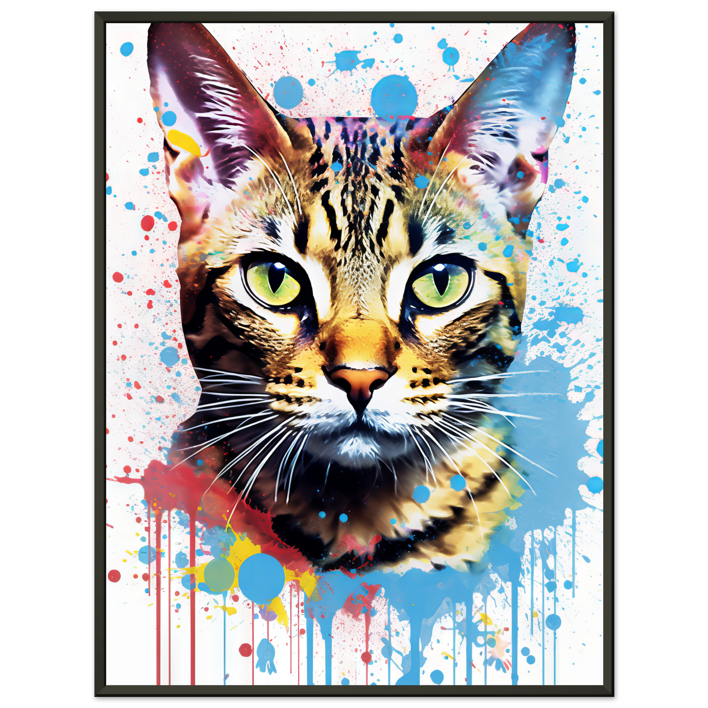 Cat Bengal Pop Art (CAT64)