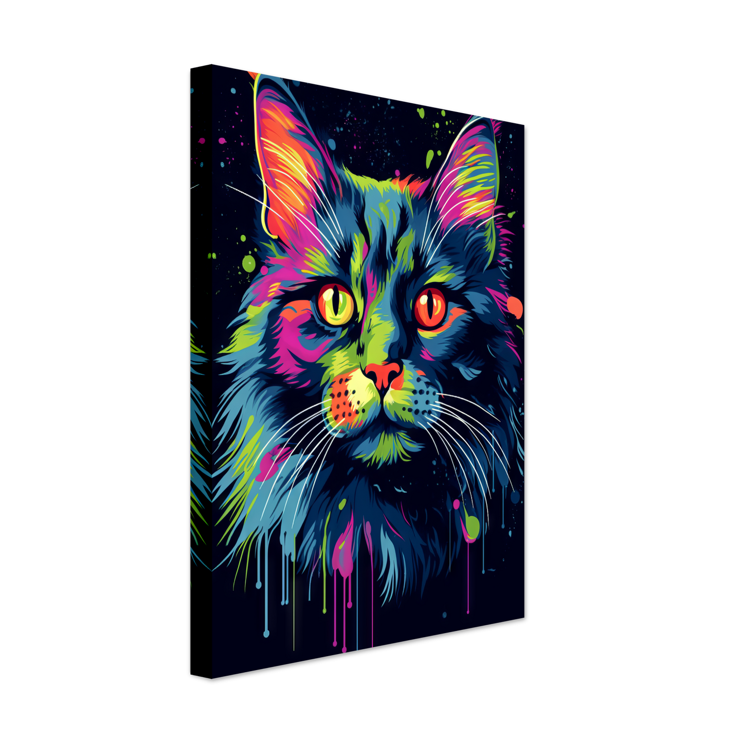 Cat North Norwegian Forest Cat Pop Art (CAT66)