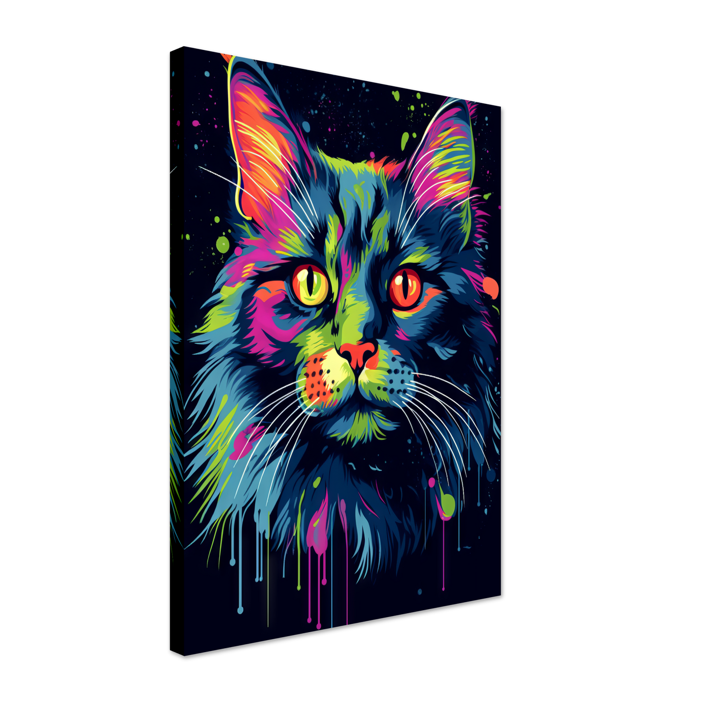 Cat North Norwegian Forest Cat Pop Art (CAT66)