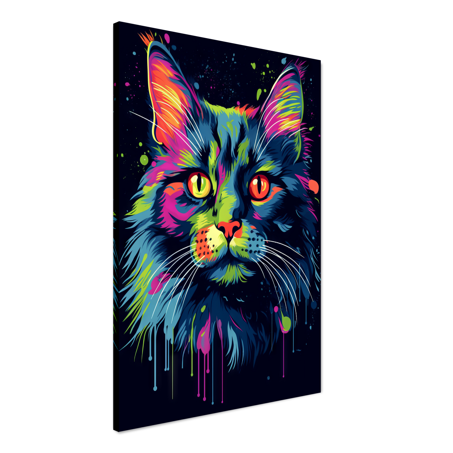 Cat North Norwegian Forest Cat Pop Art (CAT66)