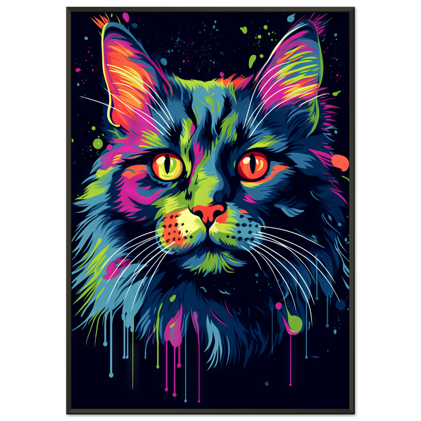 Cat North Norwegian Forest Cat Pop Art (CAT66)