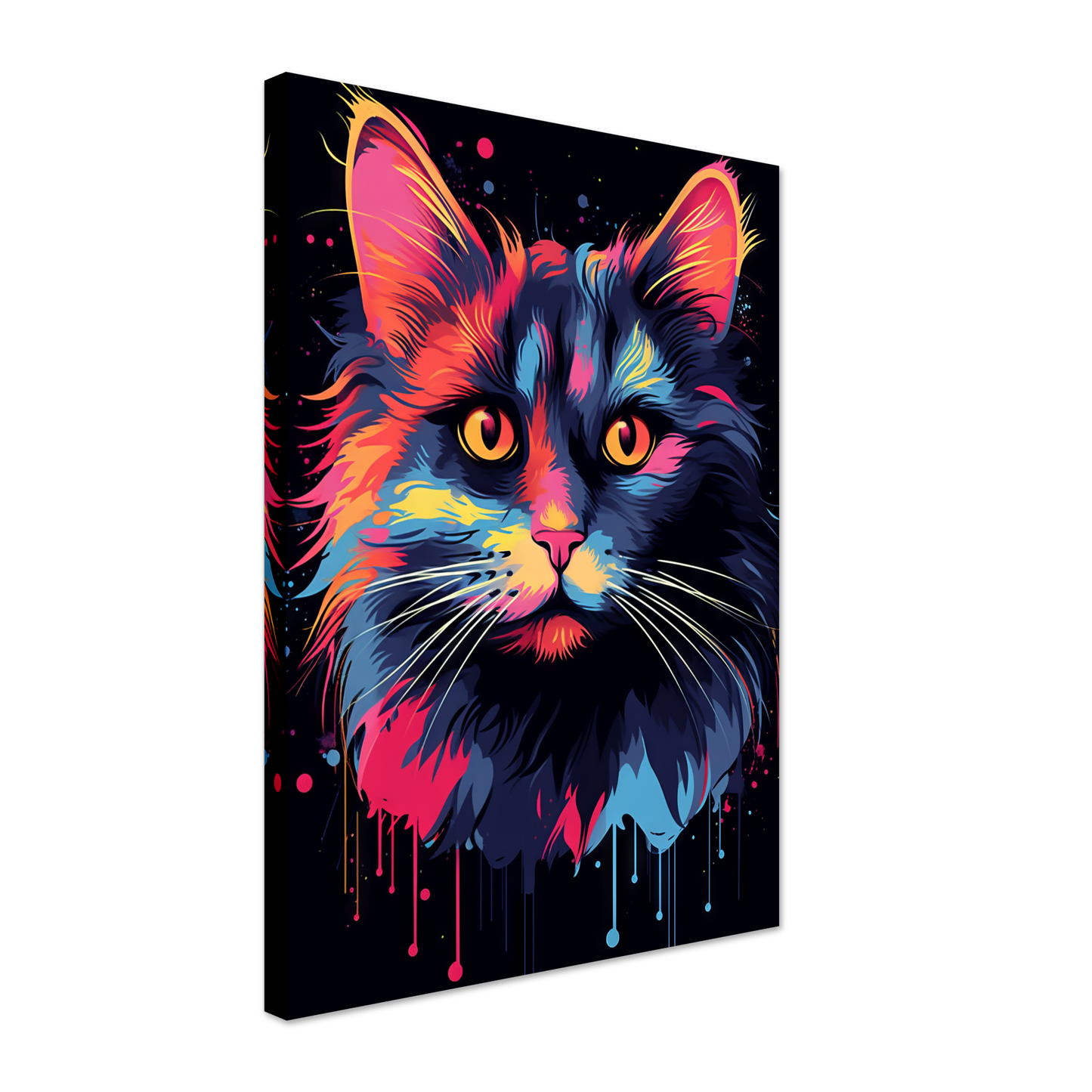 Cat North Norwegian Forest Cat Pop Art (CAT68)