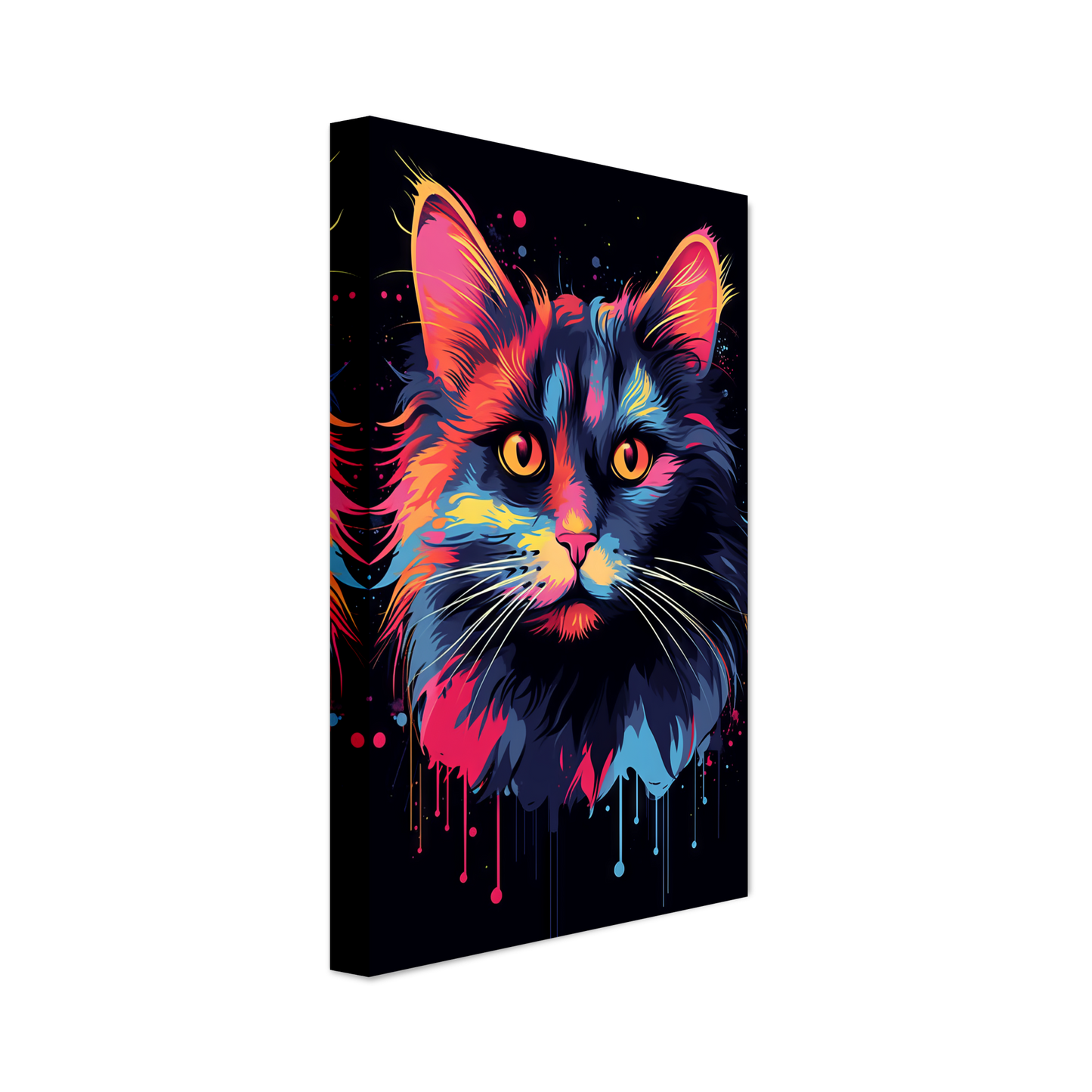 Cat North Norwegian Forest Cat Pop Art (CAT68)