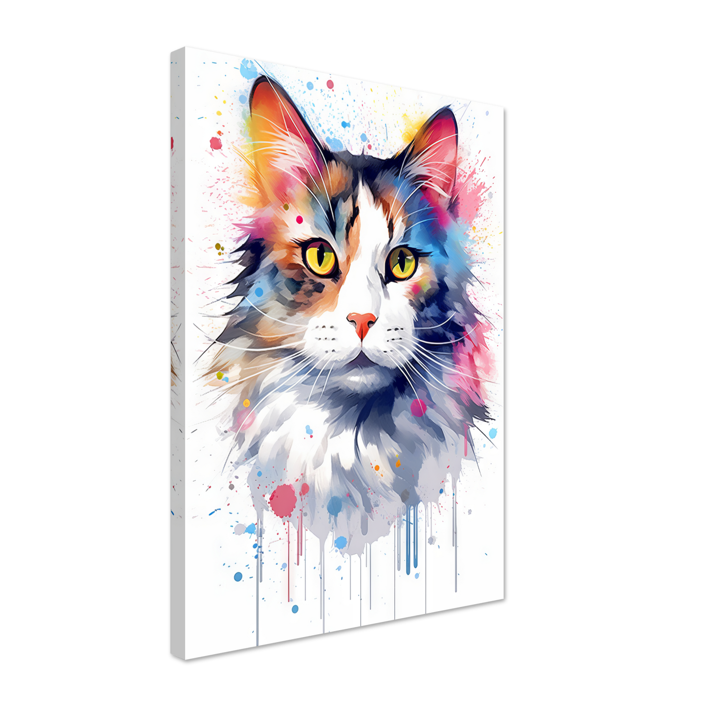 Cat North Norwegian Forest Cat Pop Art (CAT69)