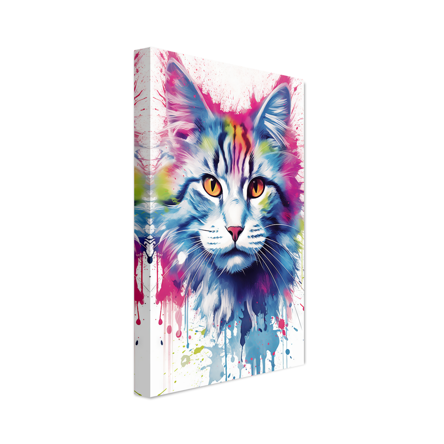 Katze Norgwegische Waldkatze Pop-Art (CAT71)