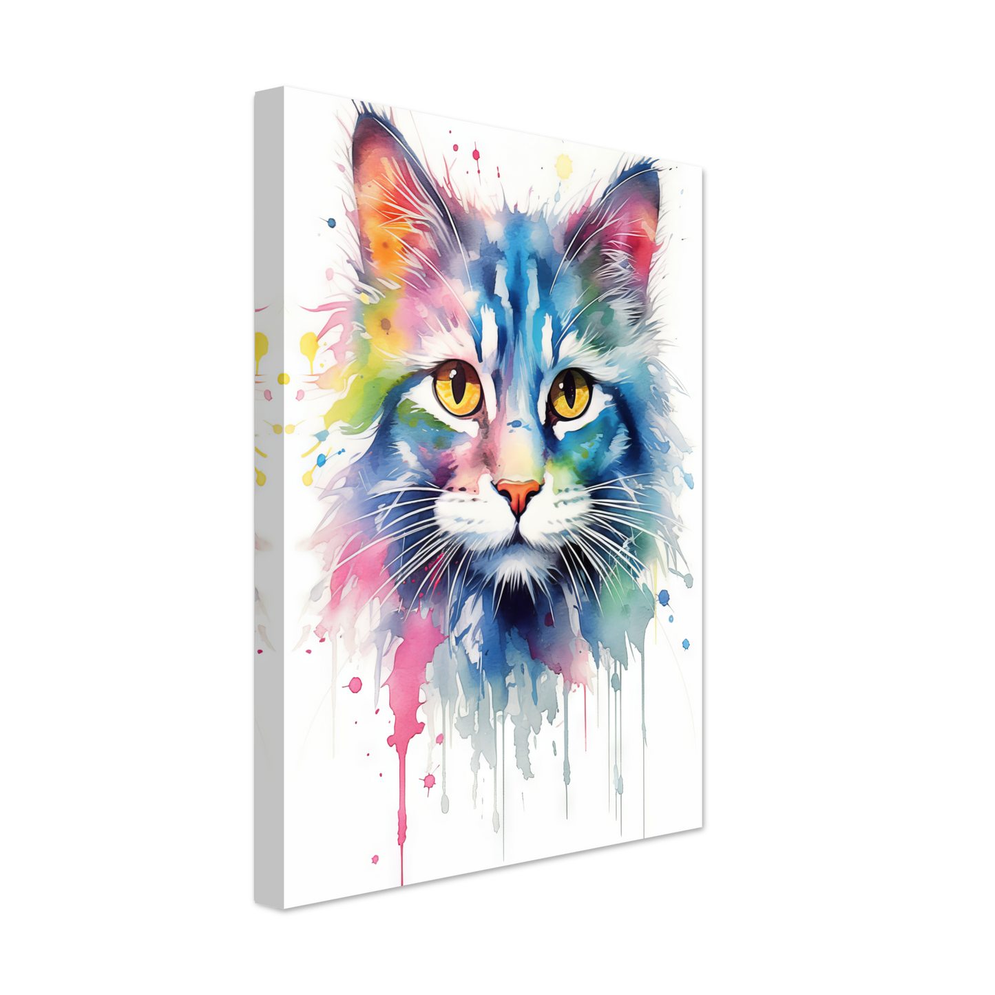 Cat North Norwegian Forest Cat Pop Art (CAT72)