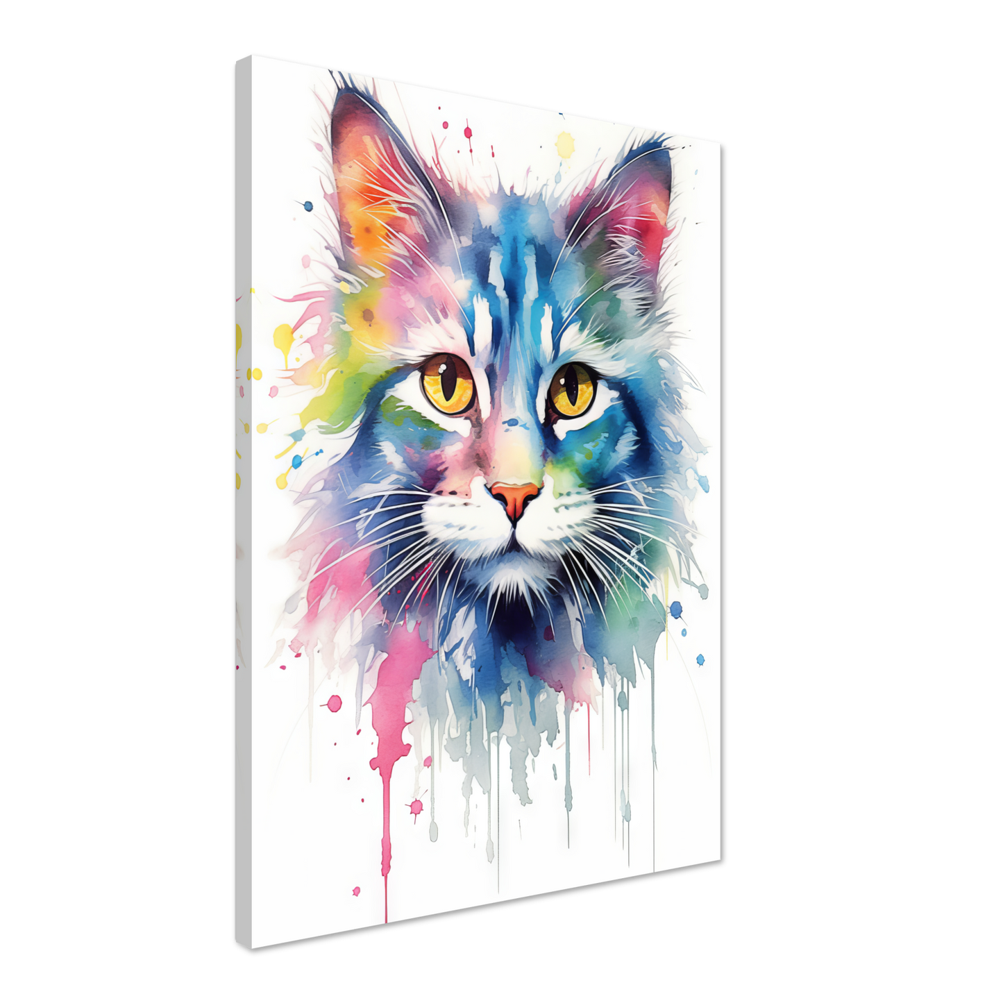 Cat North Norwegian Forest Cat Pop Art (CAT72)
