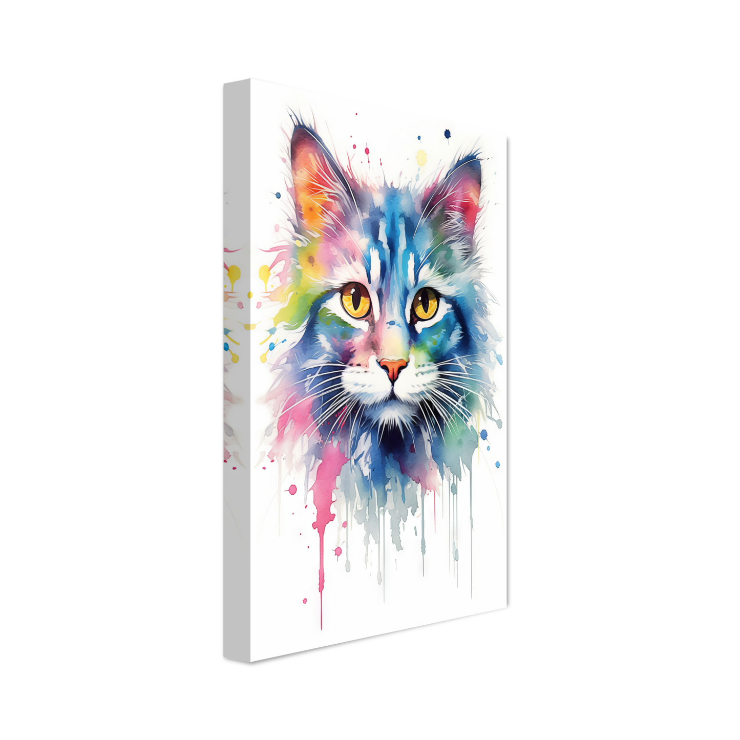 Cat North Norwegian Forest Cat Pop Art (CAT72)
