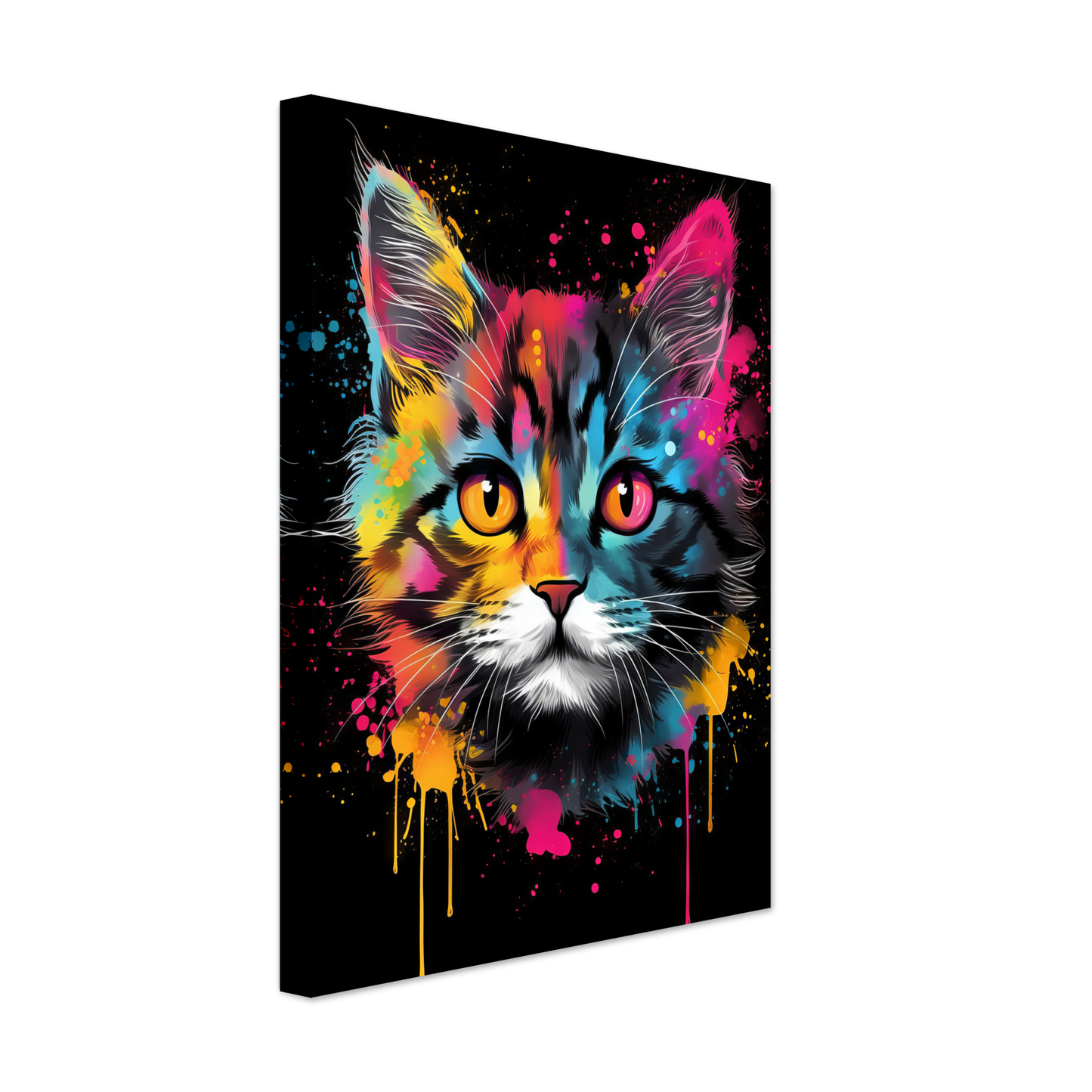 Cat Baby Kitten Pop Art (CAT75)
