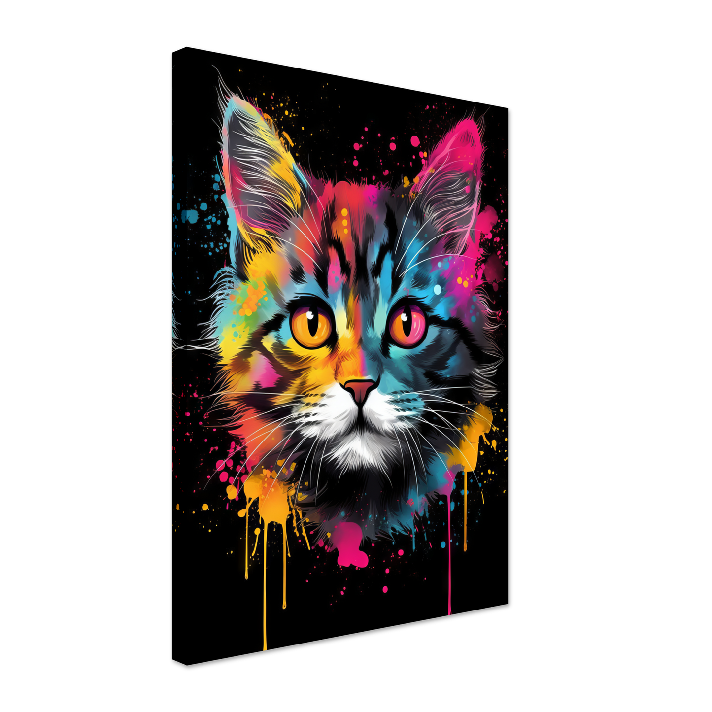 Cat Baby Kitten Pop Art (CAT75)