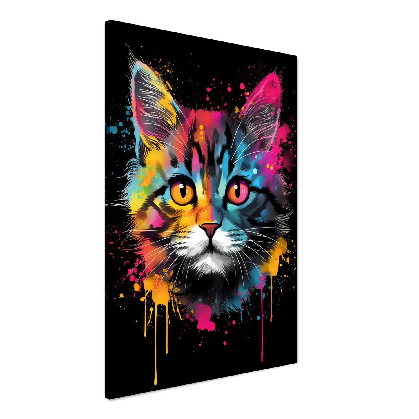 Cat Baby Kitten Pop Art (CAT75)
