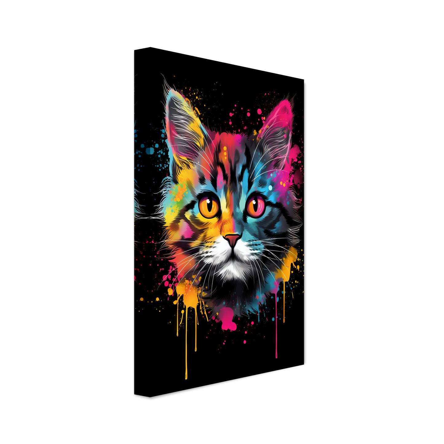 Cat Baby Kitten Pop Art (CAT75)