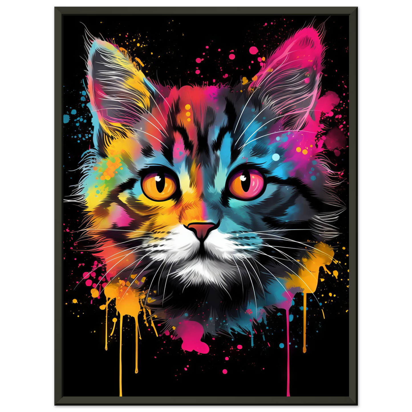 Cat Baby Kitten Pop Art (CAT75)
