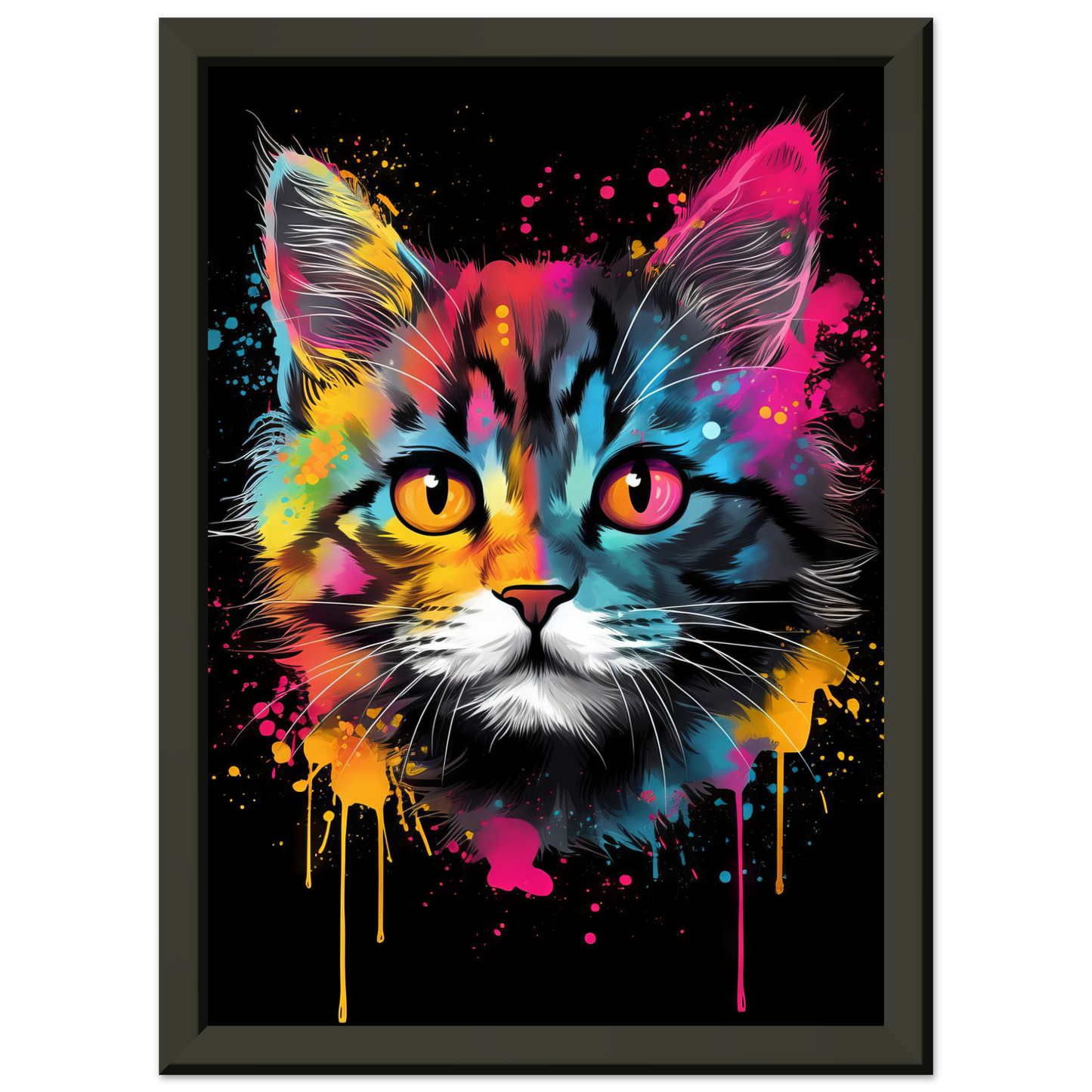 Cat Baby Kitten Pop Art (CAT75)