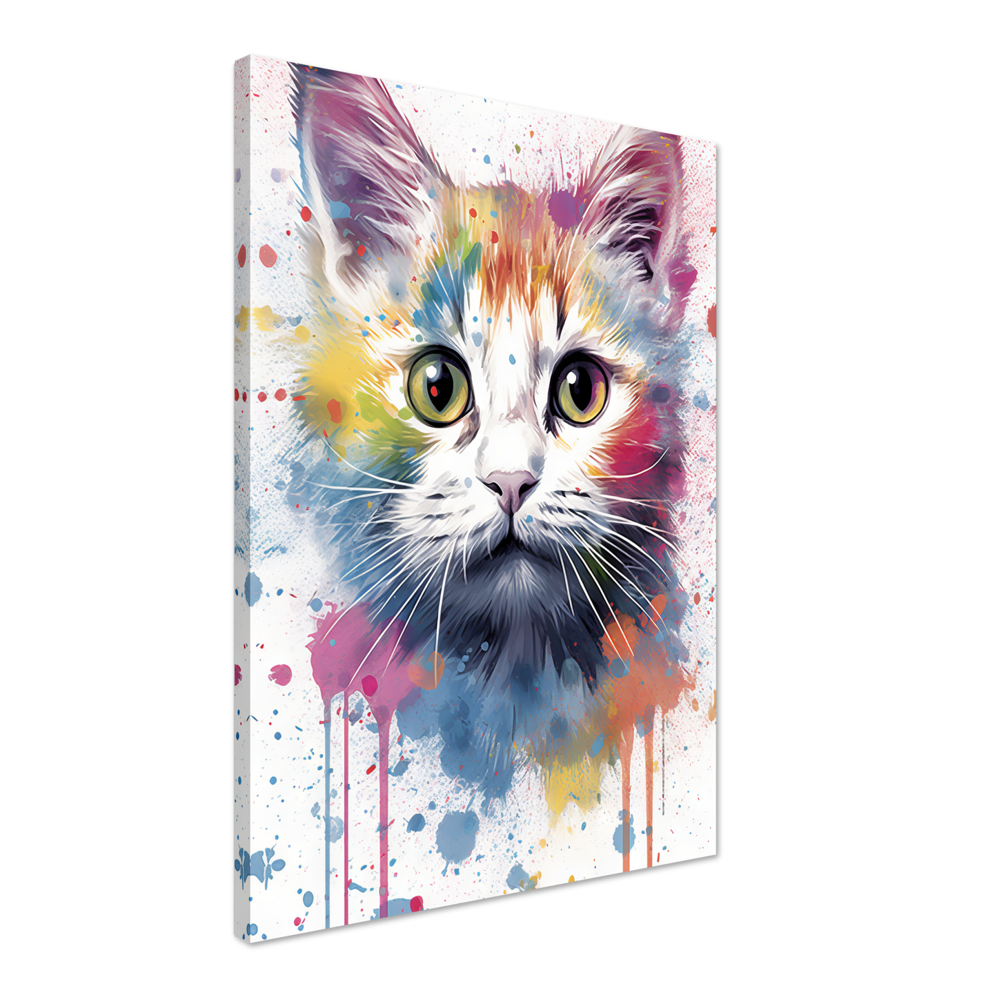 Cat Baby Kitten Pop Art (CAT77)