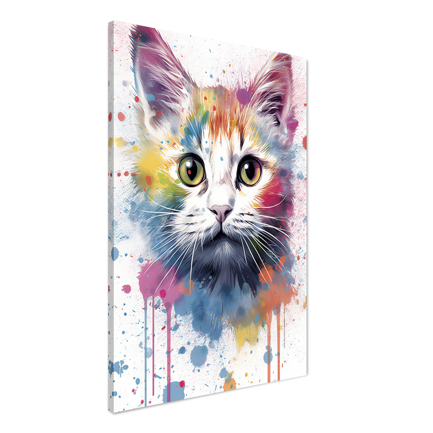 Cat Baby Kitten Pop Art (CAT77)