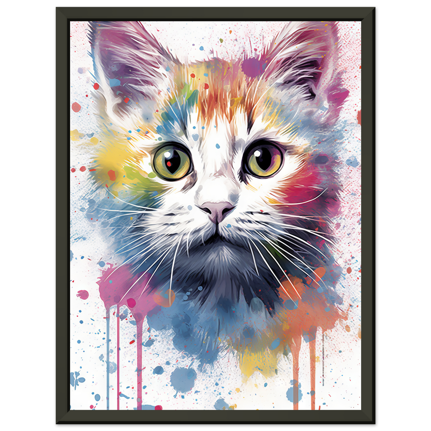 Cat Baby Kitten Pop Art (CAT77)