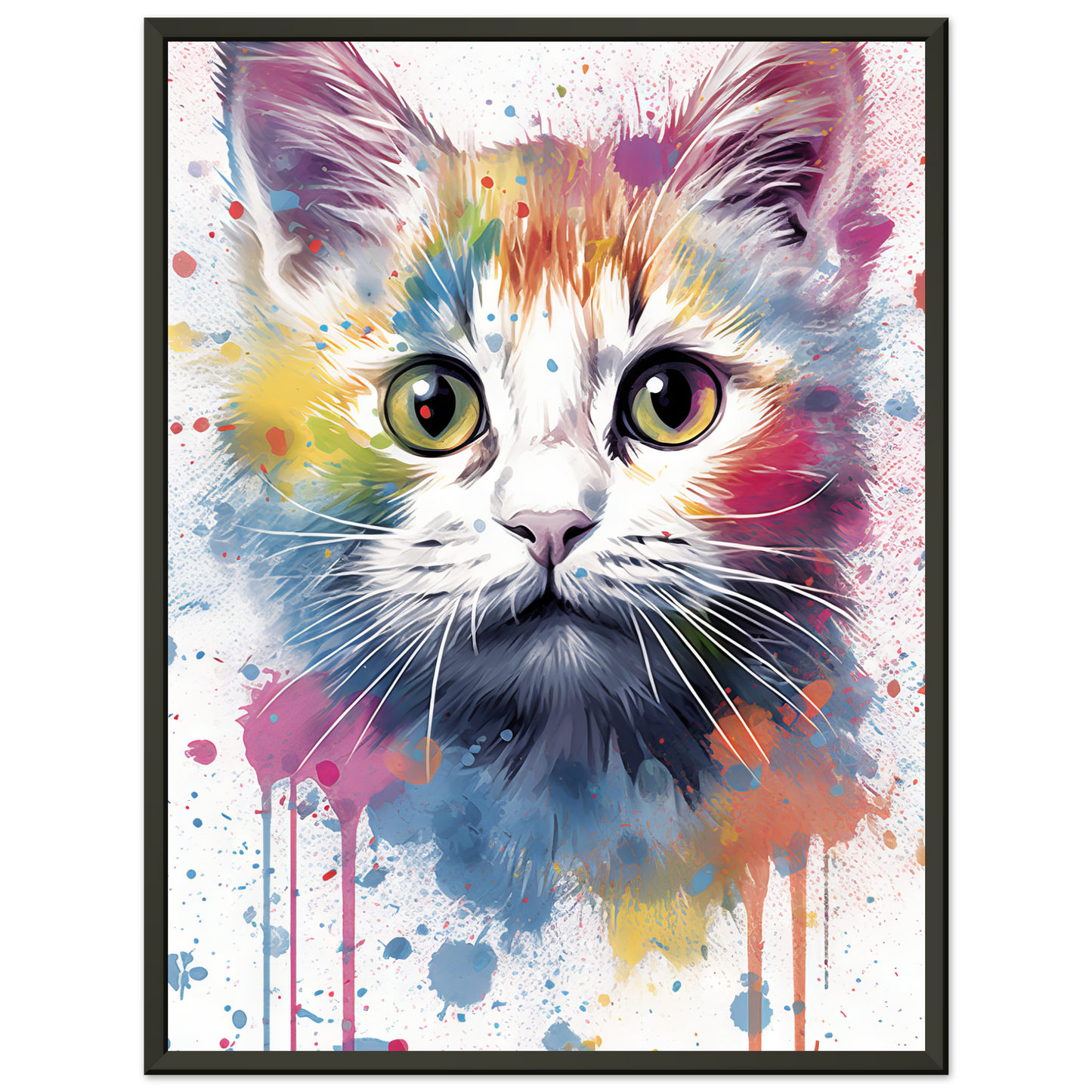 Cat Baby Kitten Pop Art (CAT77)