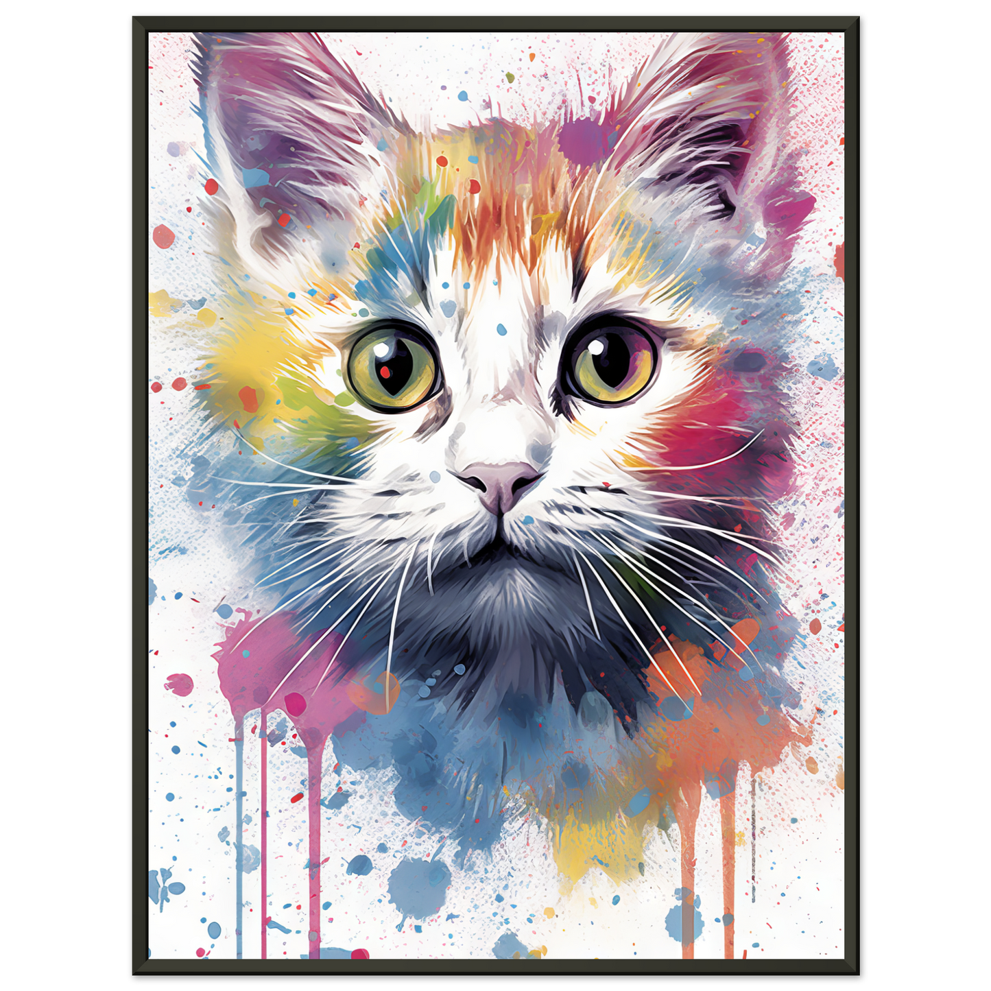 Cat Baby Kitten Pop Art (CAT77)