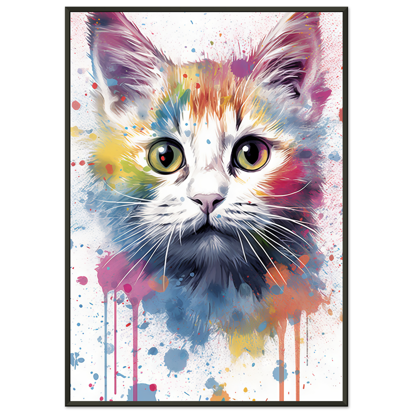 Cat Baby Kitten Pop Art (CAT77)
