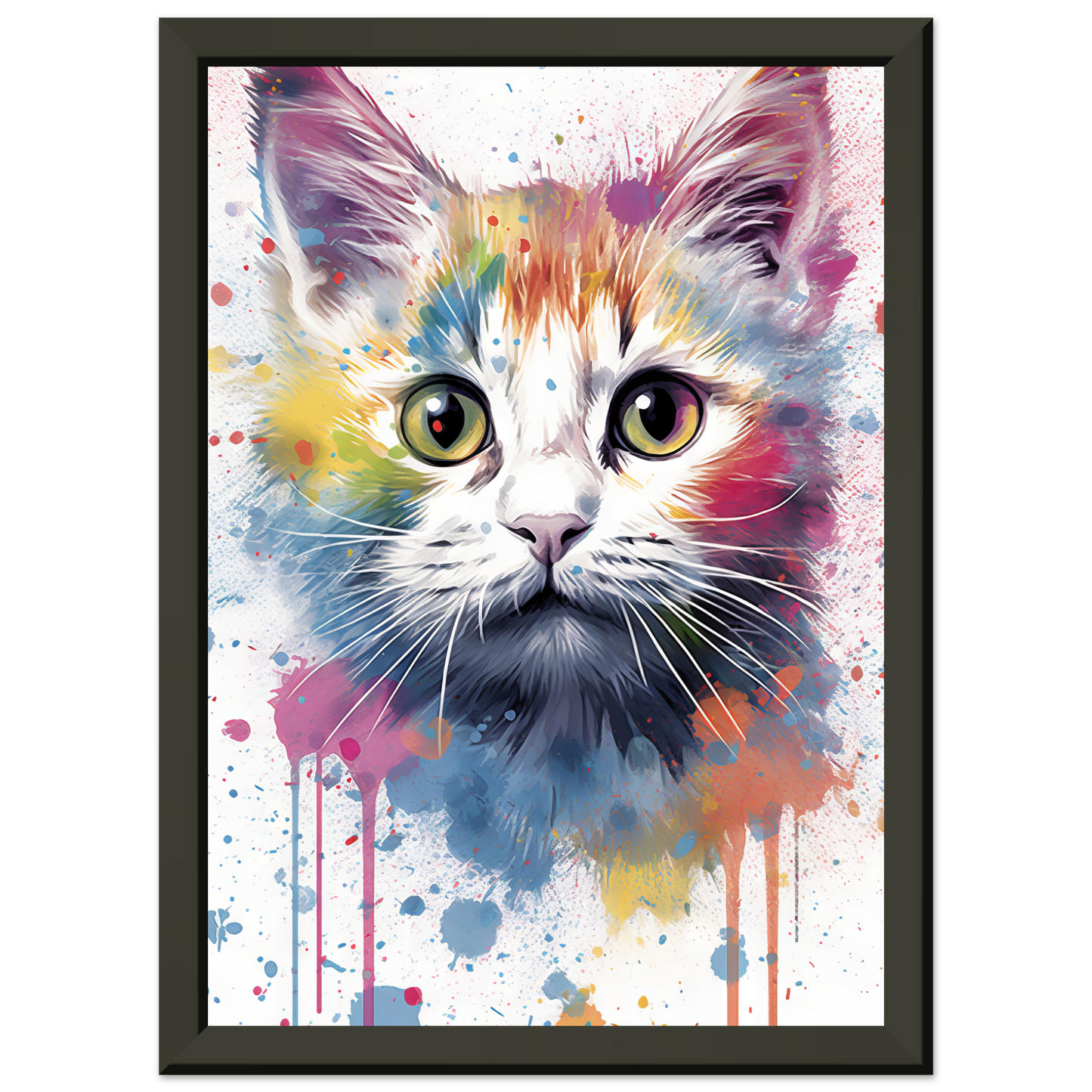 Cat Baby Kitten Pop Art (CAT77)