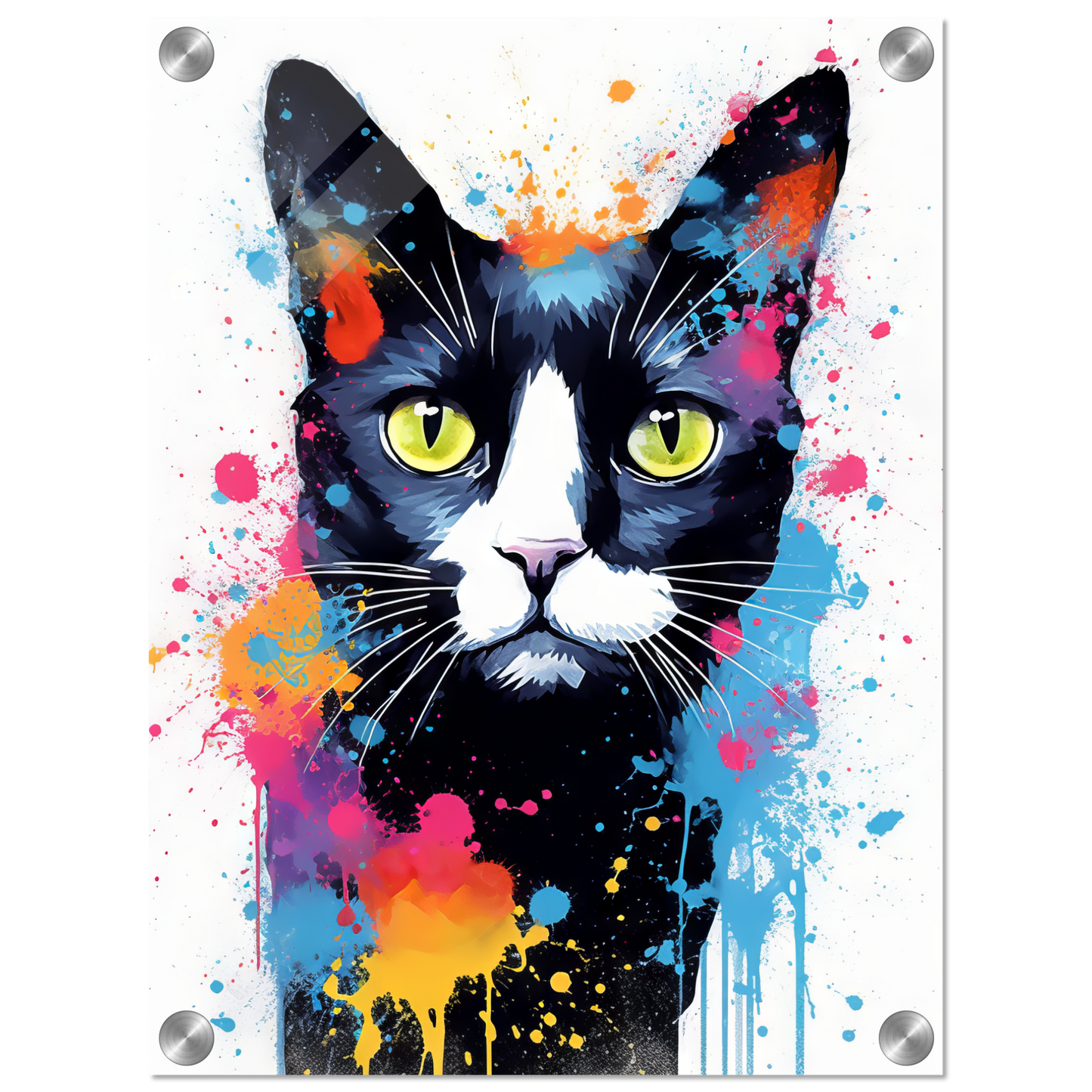 Cat Black (Pop Art) (CAT87)