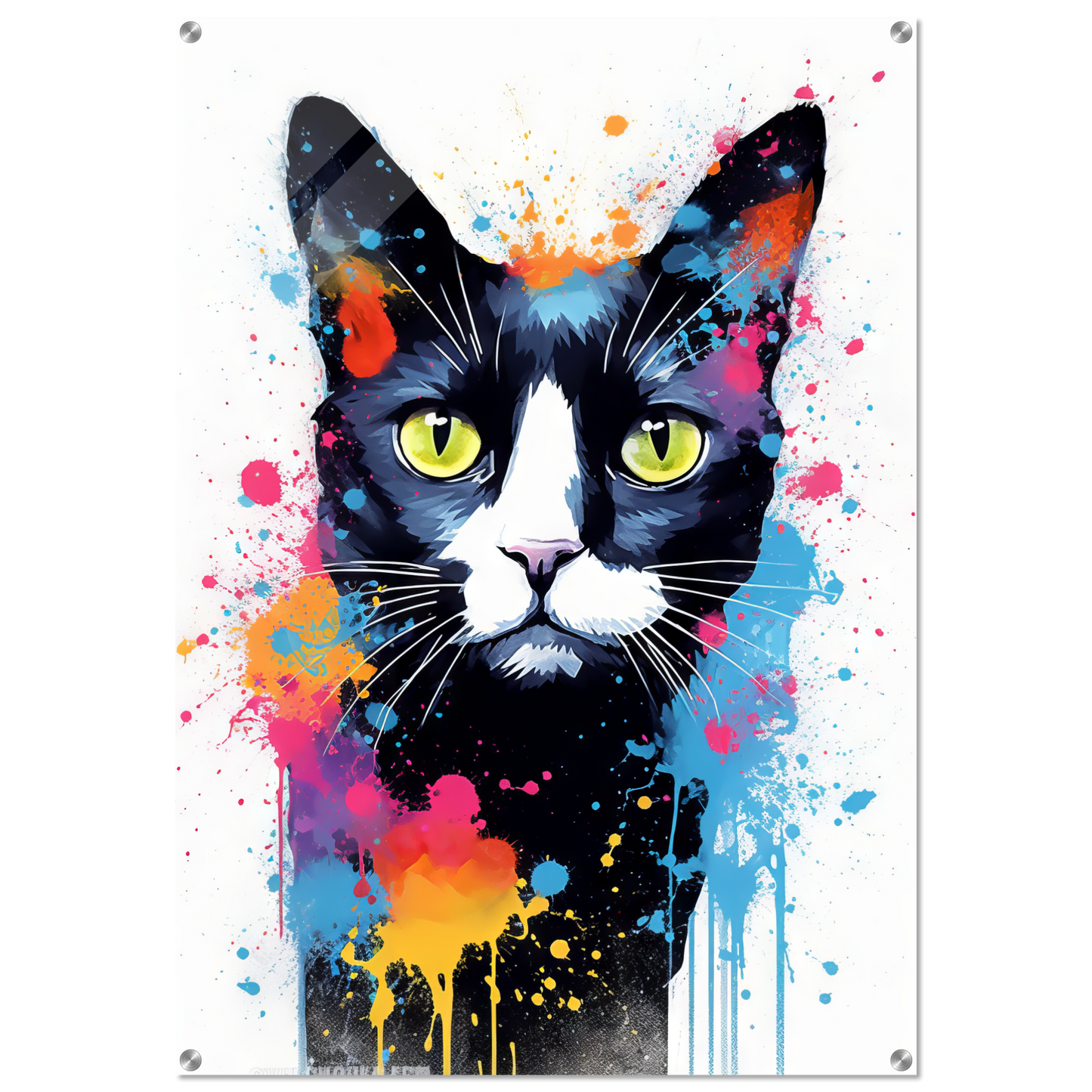 Cat Black (Pop Art) (CAT87)
