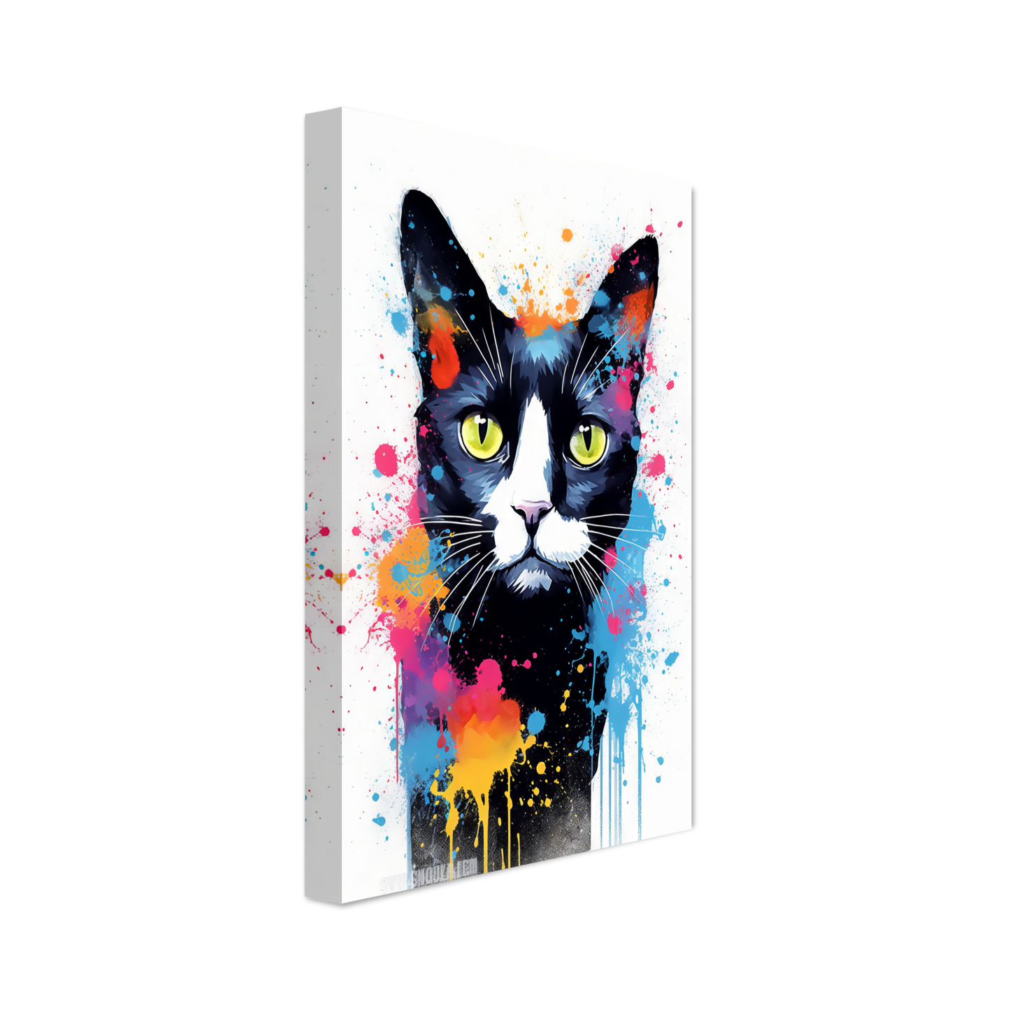 Cat Black (Pop Art) (CAT87)