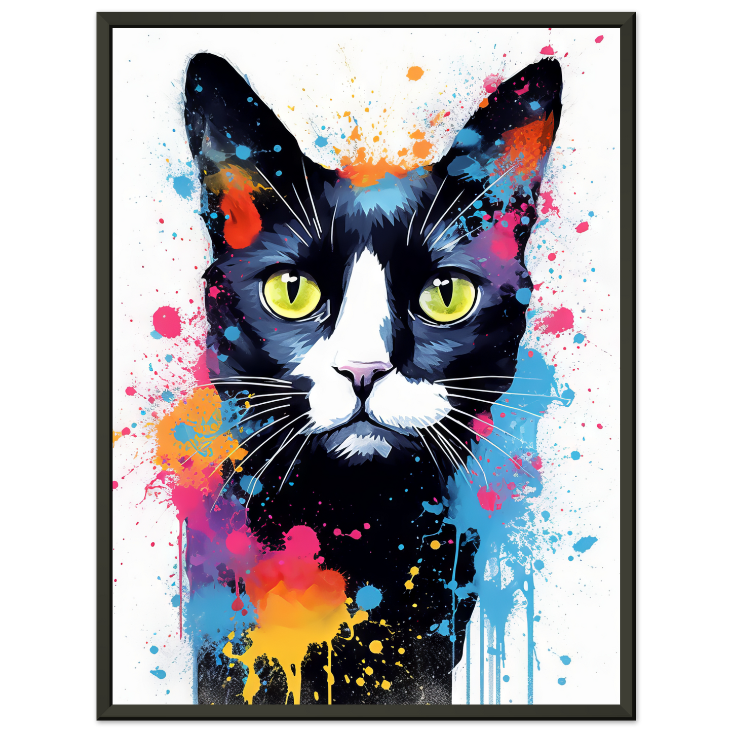 Cat Black (Pop Art) (CAT87)
