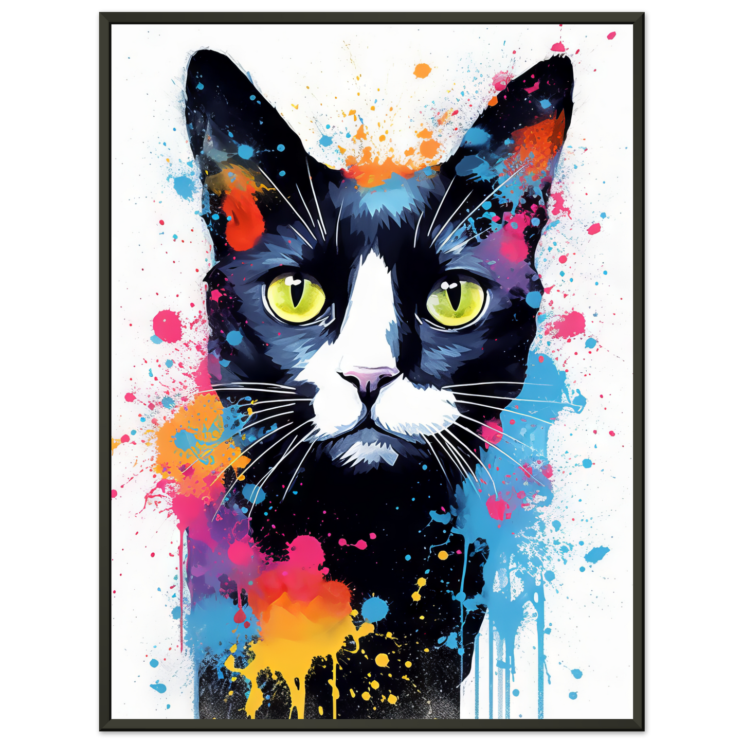 Cat Black (Pop Art) (CAT87)