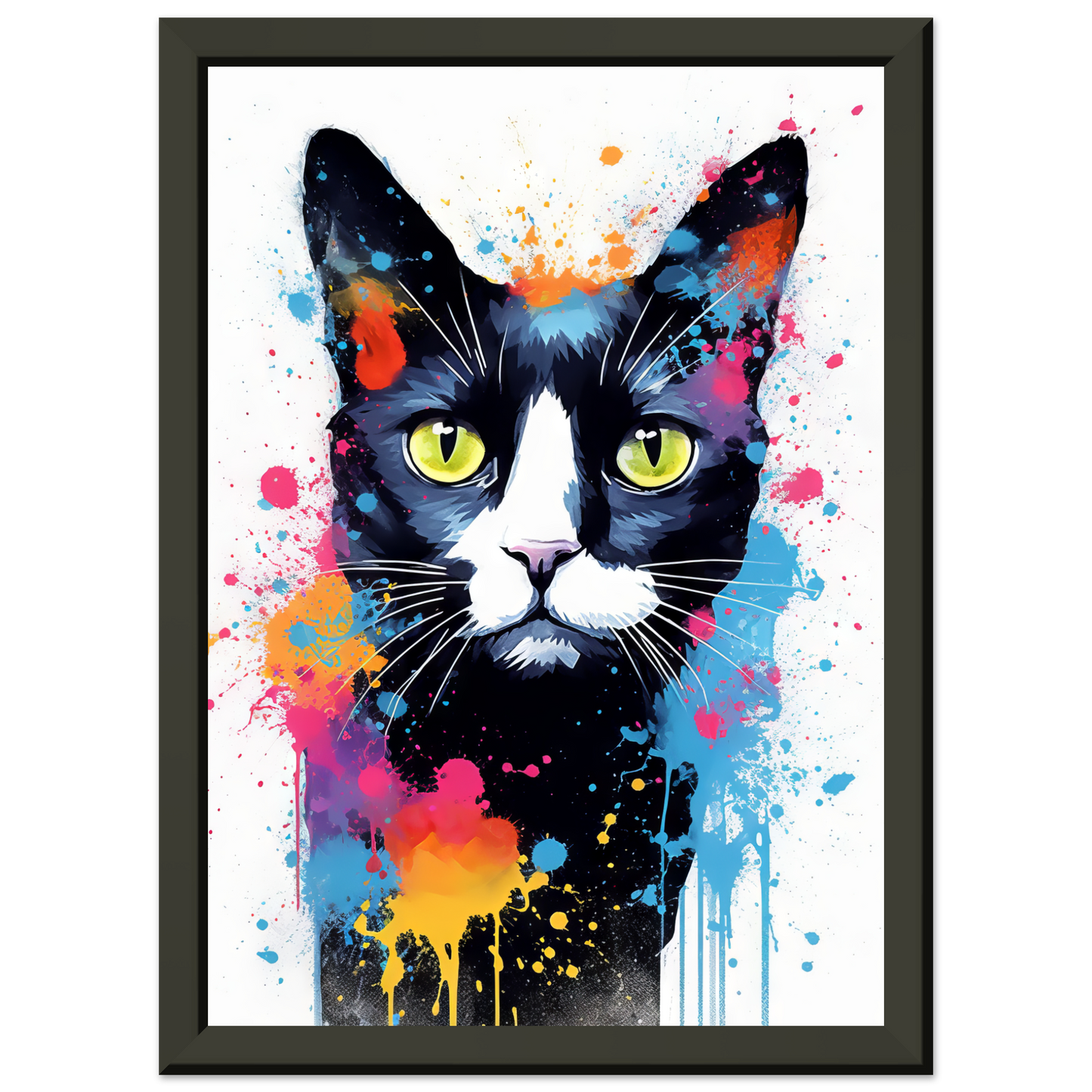 Cat Black (Pop Art) (CAT87)