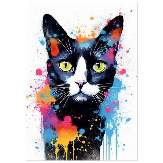 Cat Black (Pop Art) (CAT87)