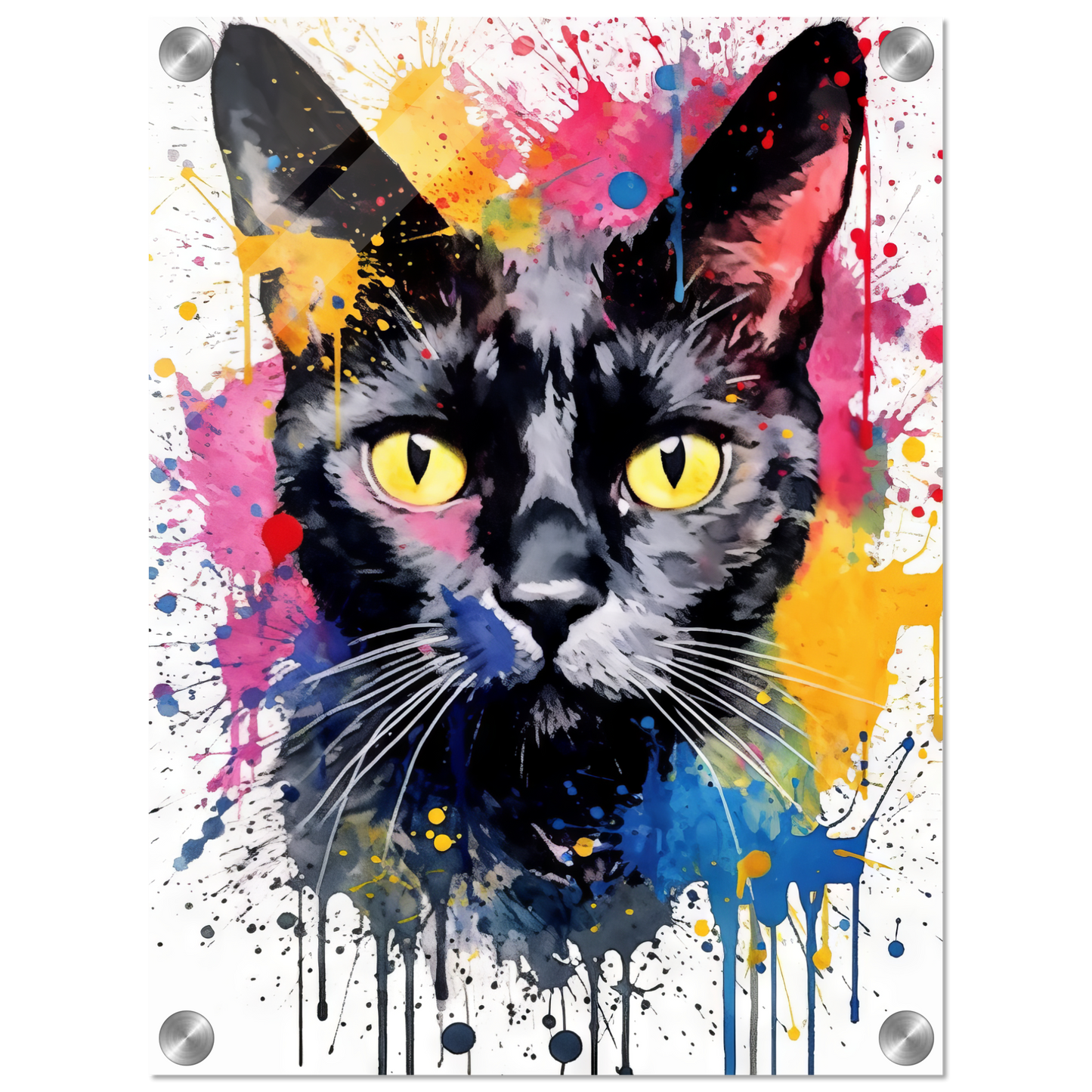 Cat Black (Pop Art) (CAT88)