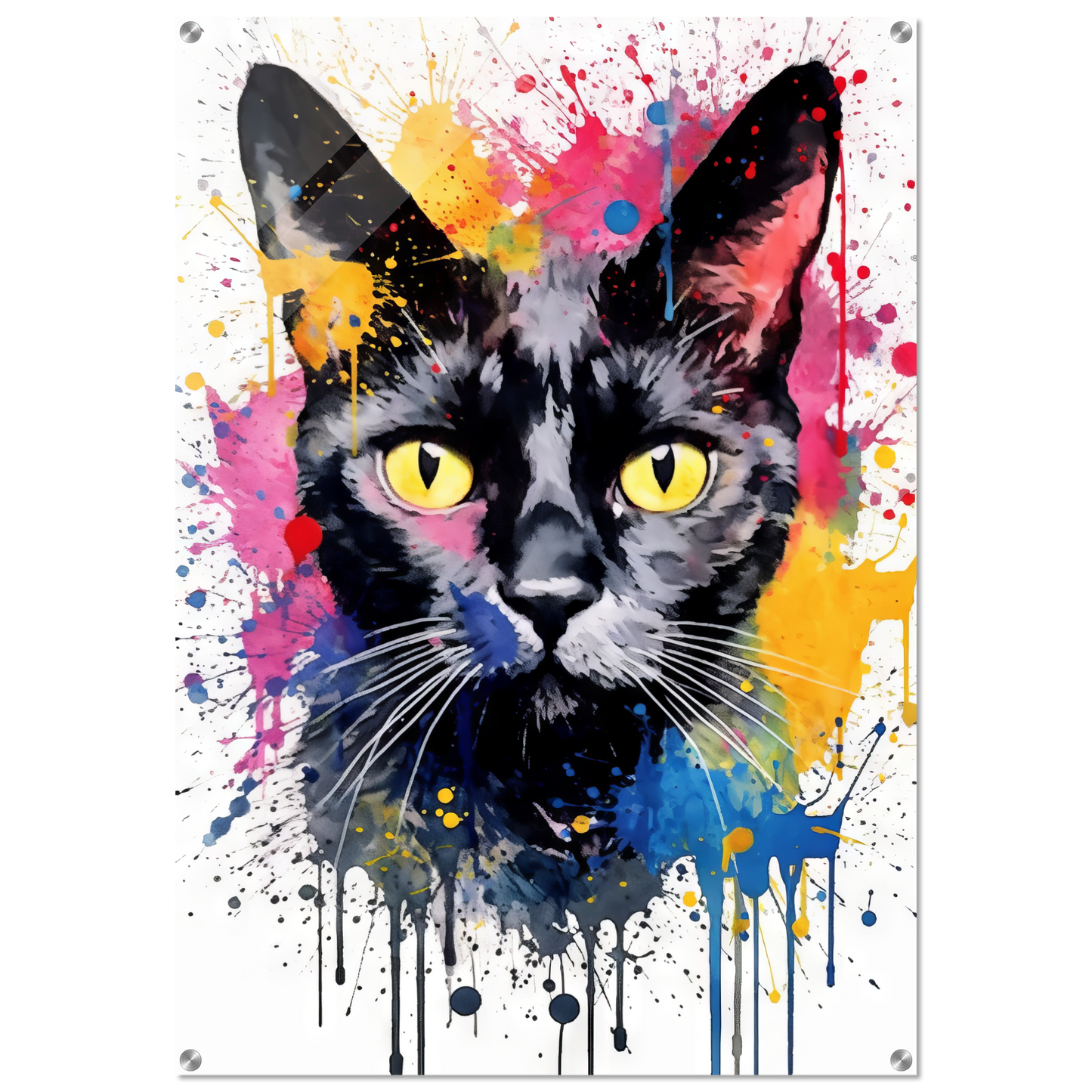 Cat Black (Pop Art) (CAT88)