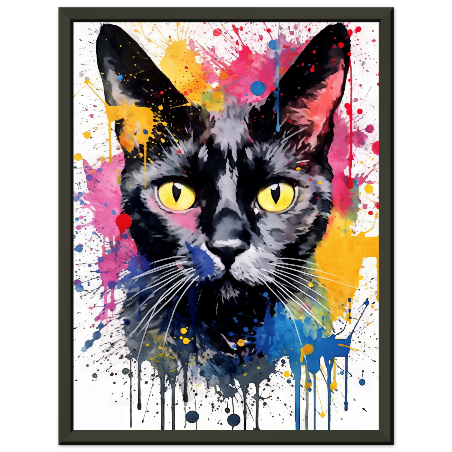 Cat Black (Pop Art) (CAT88)