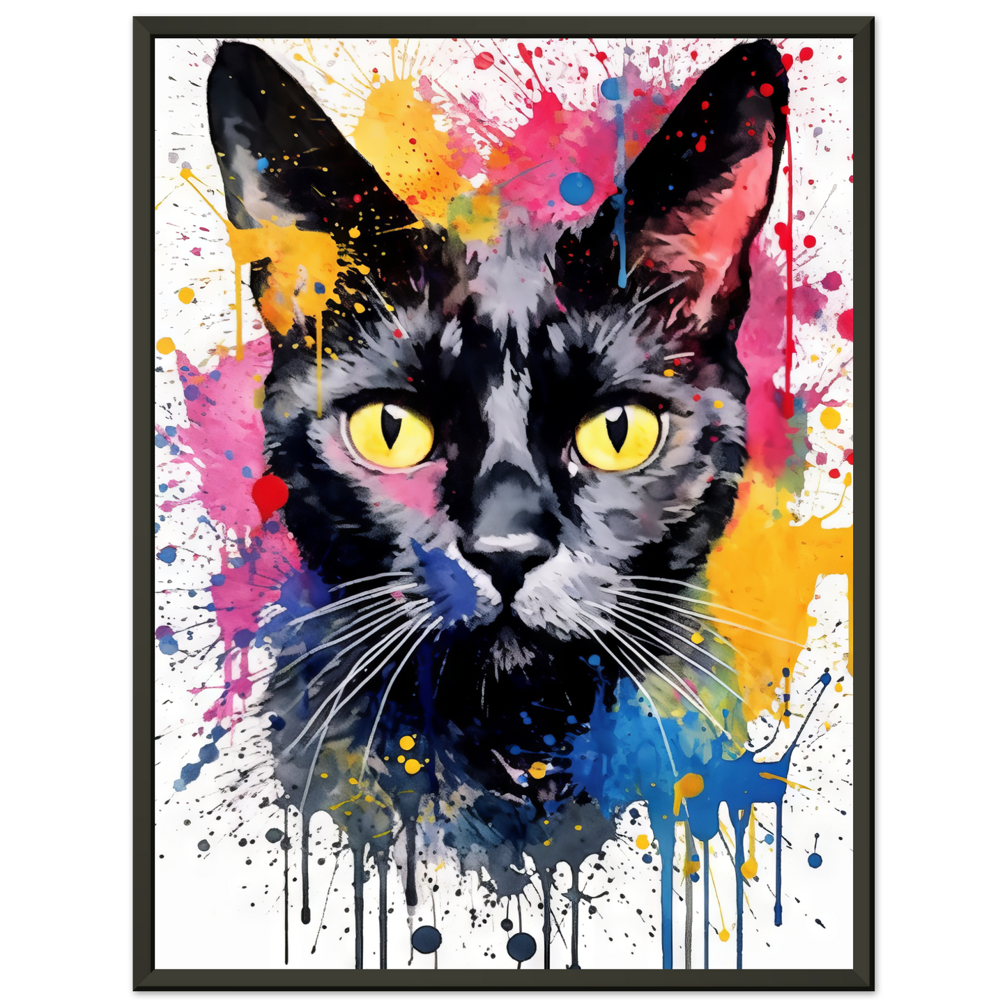 Cat Black (Pop Art) (CAT88)