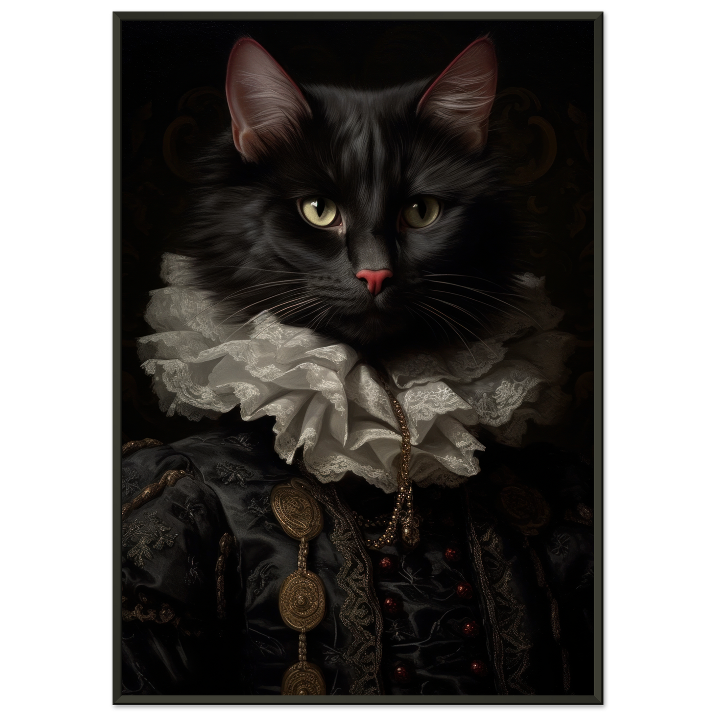 Katze Schwarz Renaissance (CAT99)