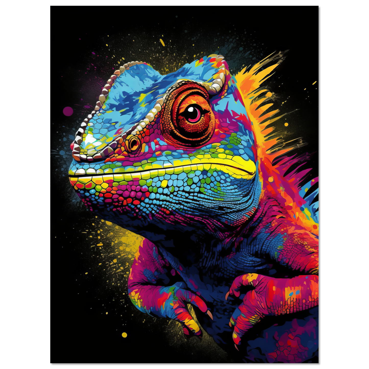 Chameleon (pop art) (CHAMELEON01)