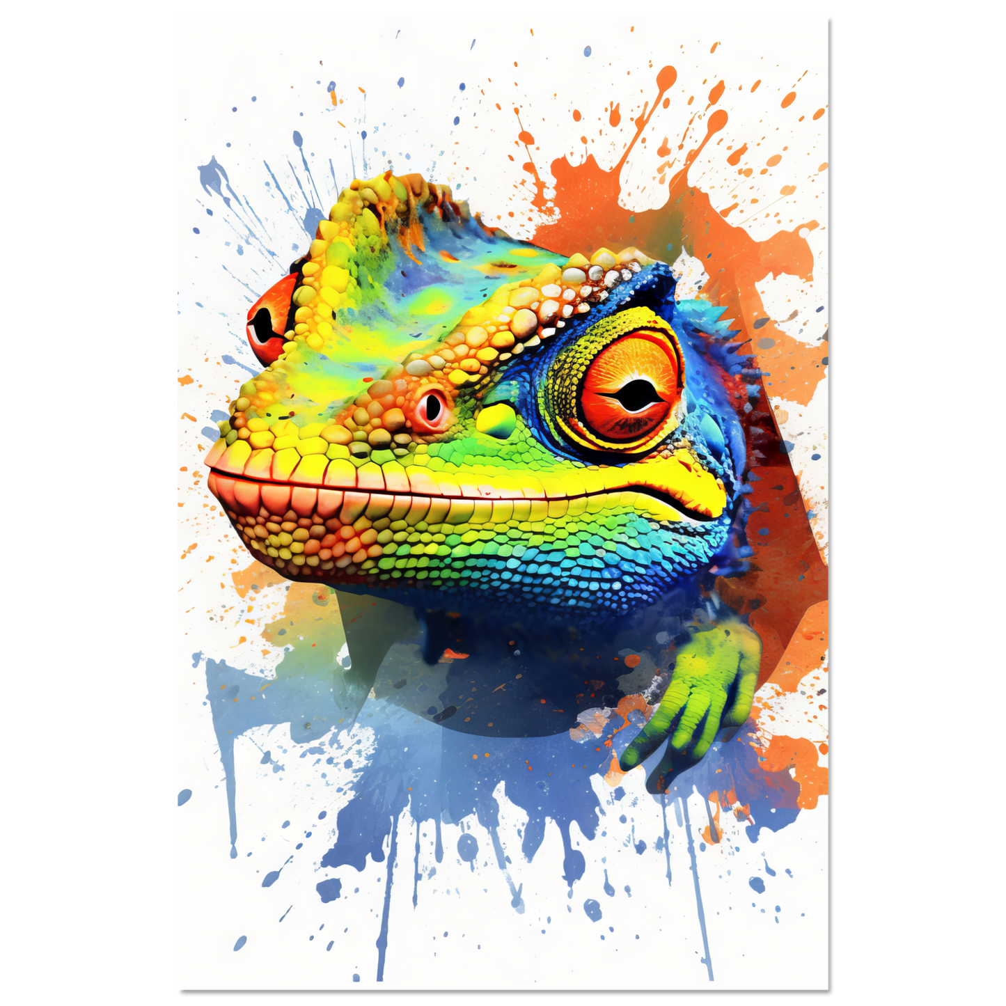 Chameleon (pop art) (CHAMELEON07)