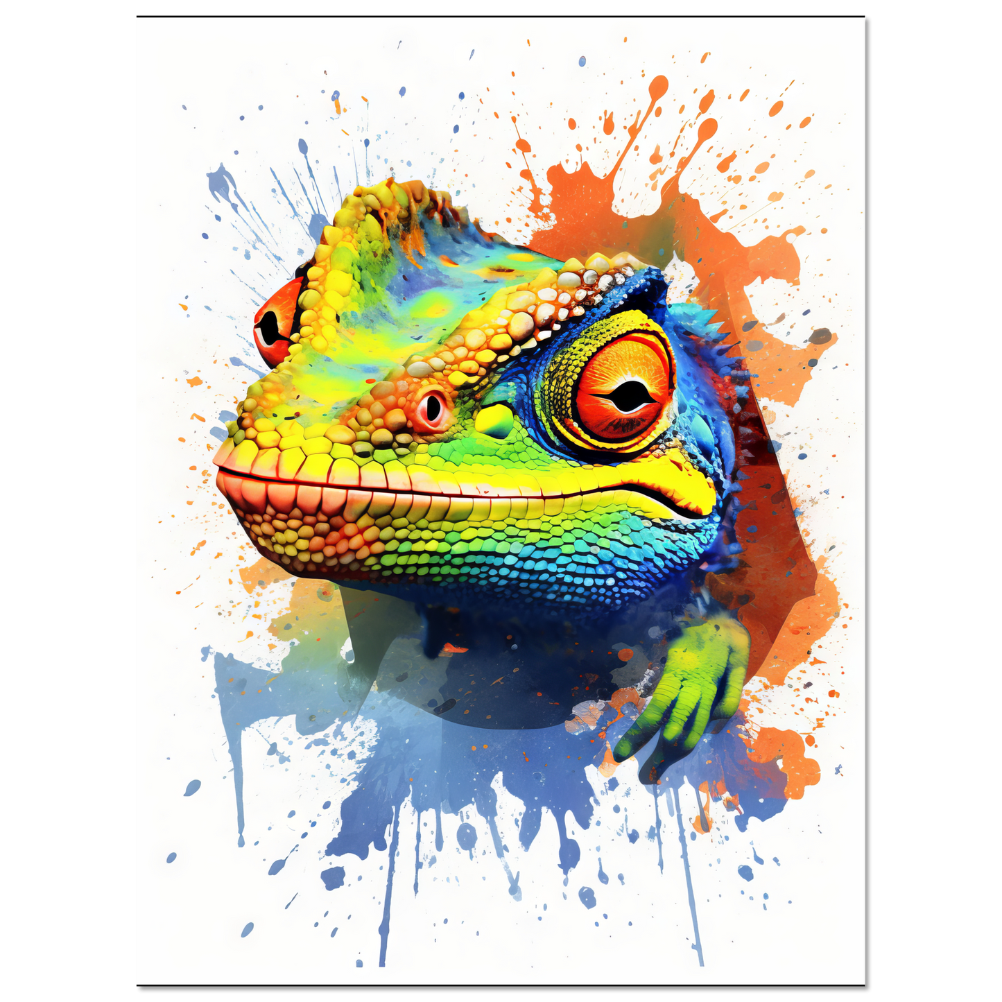 Chameleon (pop art) (CHAMELEON07)
