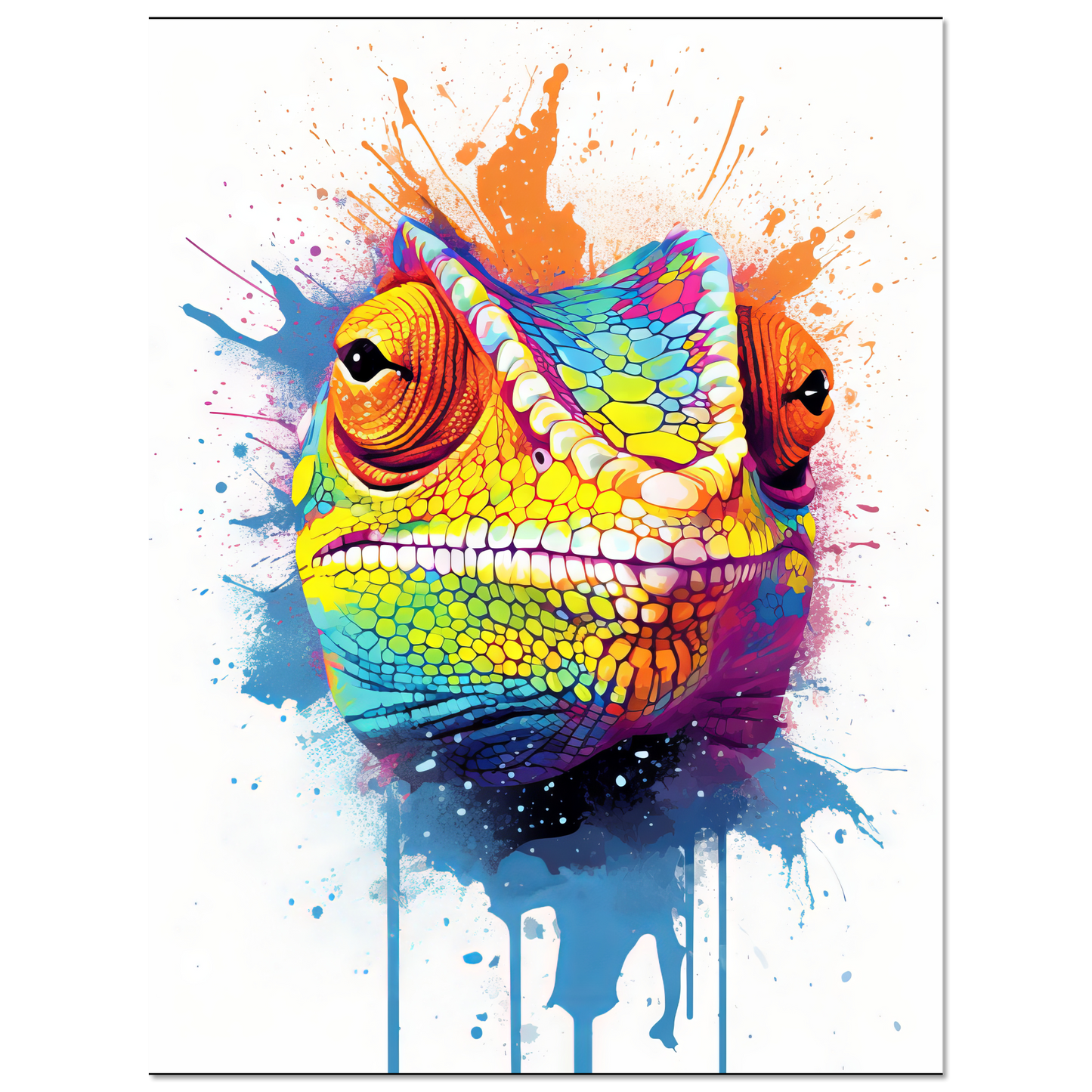 Chameleon (pop art) (CHAMELEON08)