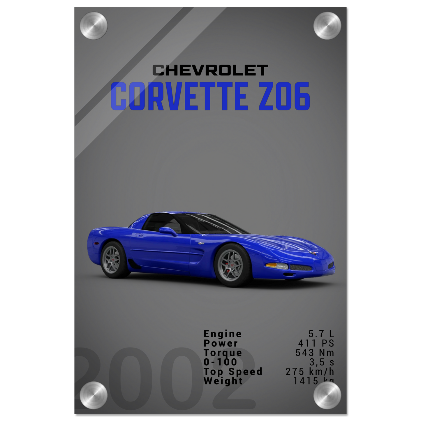 Chevorlet Corvette C5 Z06 (CHEVY02D)