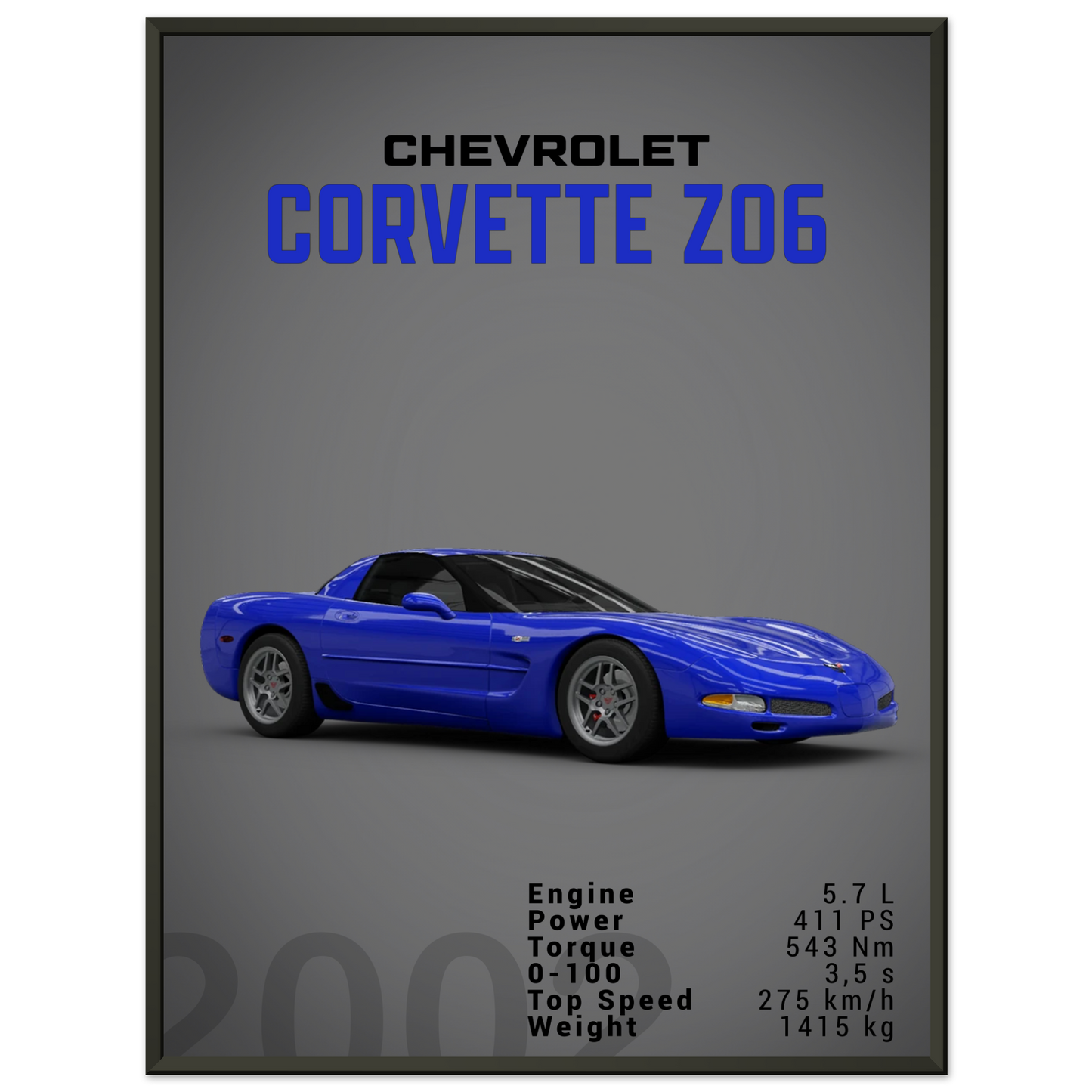 Chevorlet Corvette C5 Z06 (CHEVY02D)