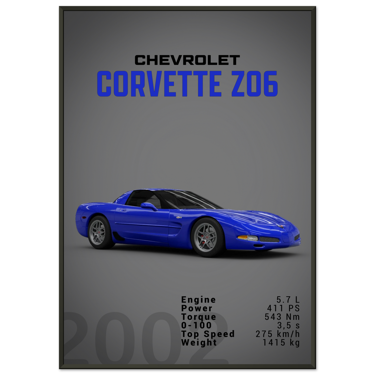 Chevorlet Corvette C5 Z06 (CHEVY02D)