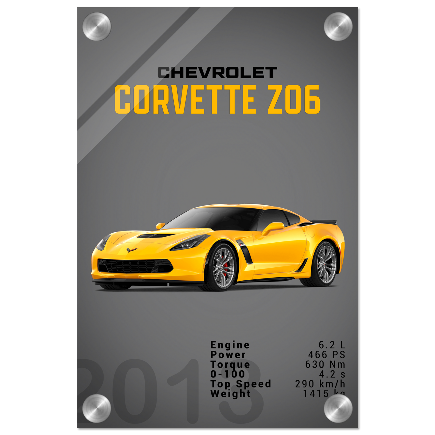 Chevorlet Corvette C7 Z06 (CHEVY03D)
